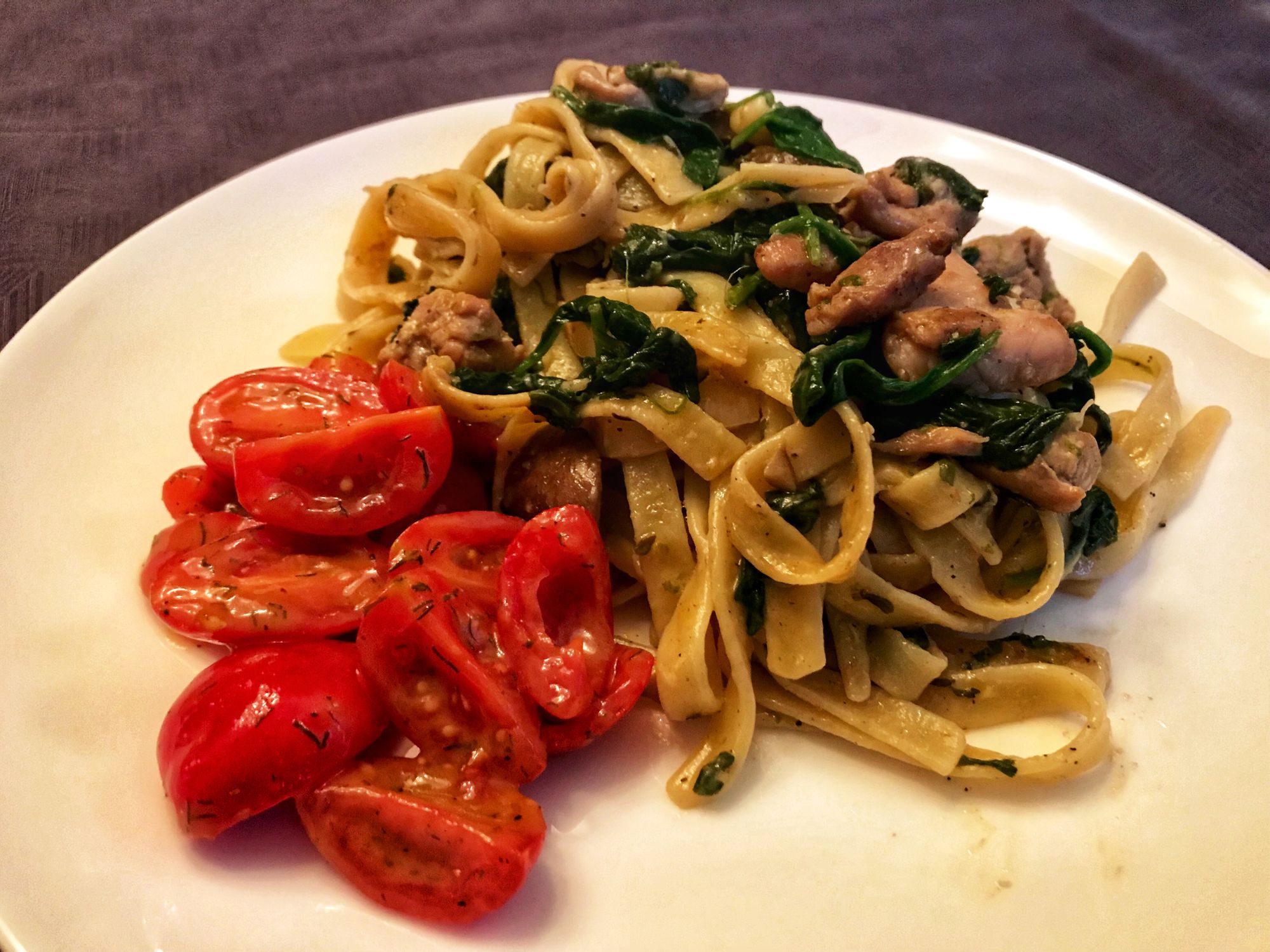 Tagliatelle met Kip in Dragon saus