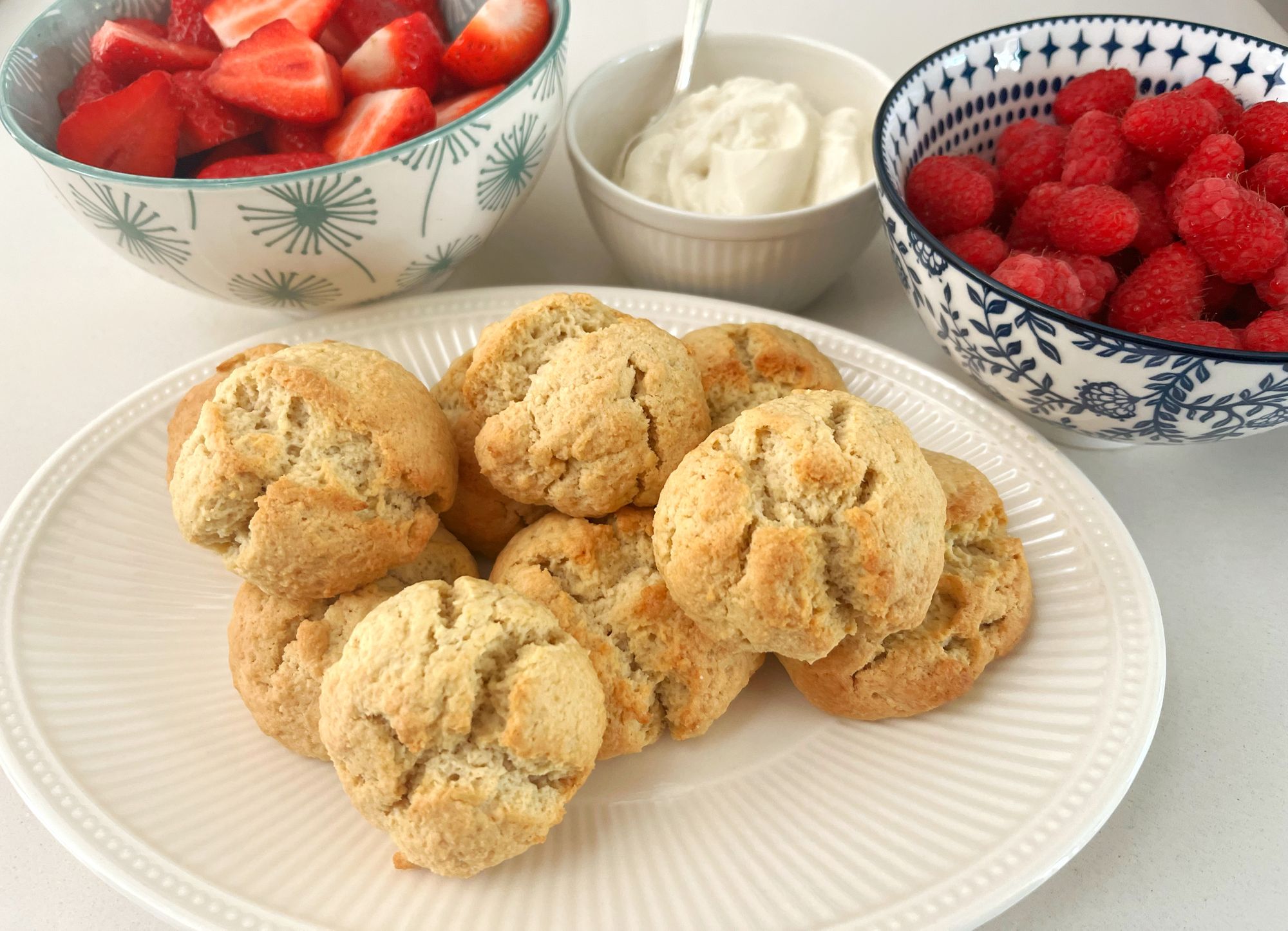 Scones met amandelmeel