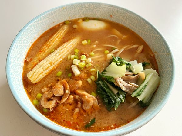 Spicy miso soep