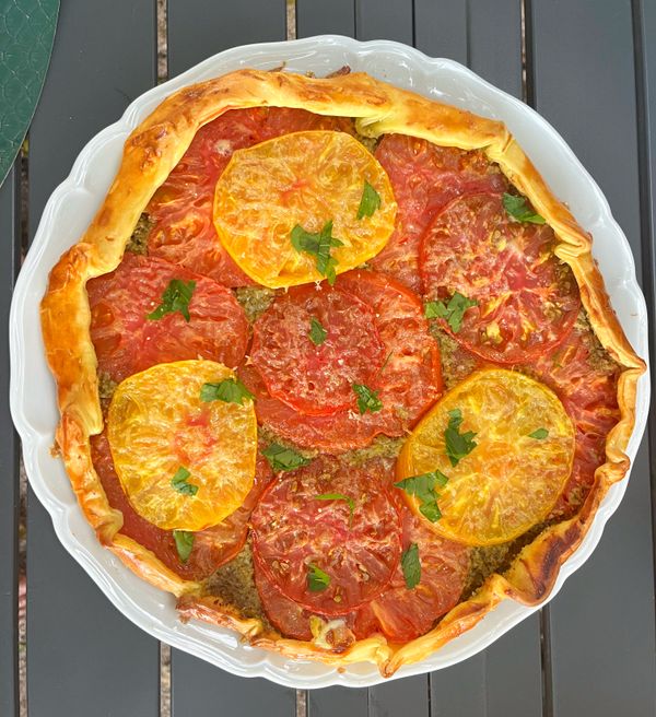 Tomaten galette